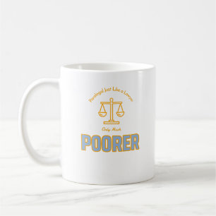 Mug Paralegal Comme un avocat seulement beaucoup plus