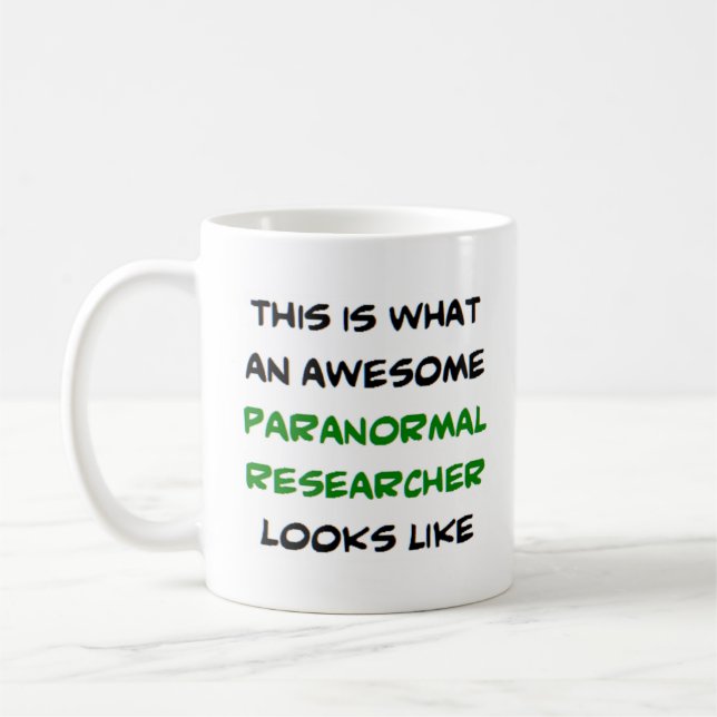 Mug paranormal chercheur, génial (Gauche)