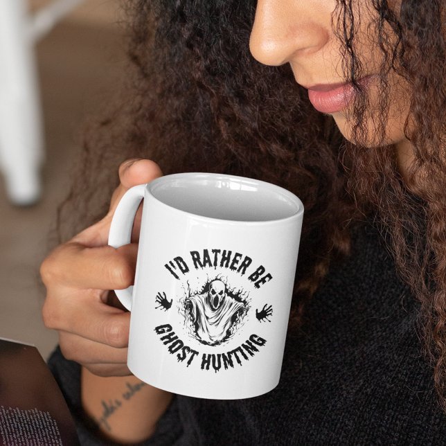 Mug Paranormal Je Préférerais Être Fantôme Chasse homm (Créateur téléchargé)