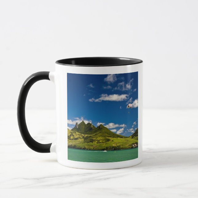 Mug Parapente dans le champ de vision du Lion impressi (Gauche)
