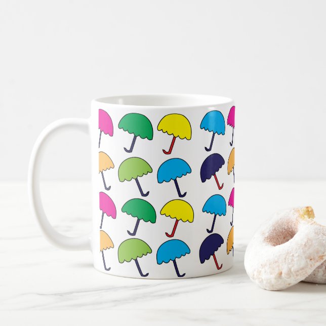 Mug Parapluie coloré (Avec donut)