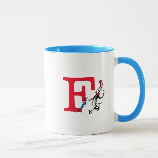 Mug Parapluie Monogrammé Marche du Chat dans le Chapea (Droite)