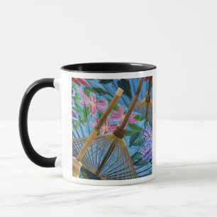 Mug Parapluies décoratifs peints à la main dans le vil