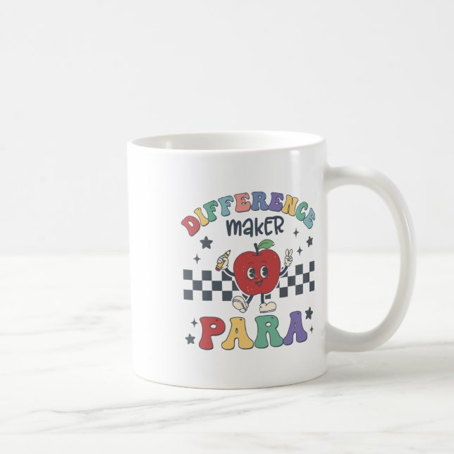 Mug Paraprofessionnel de l'enseignant de la différence (Droite)