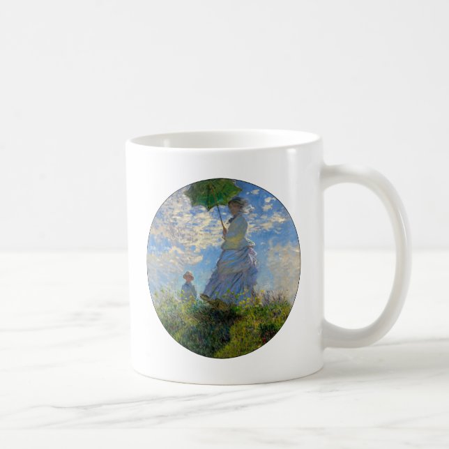 Mug Parasol Monet Femme Impressionnisme (Droite)