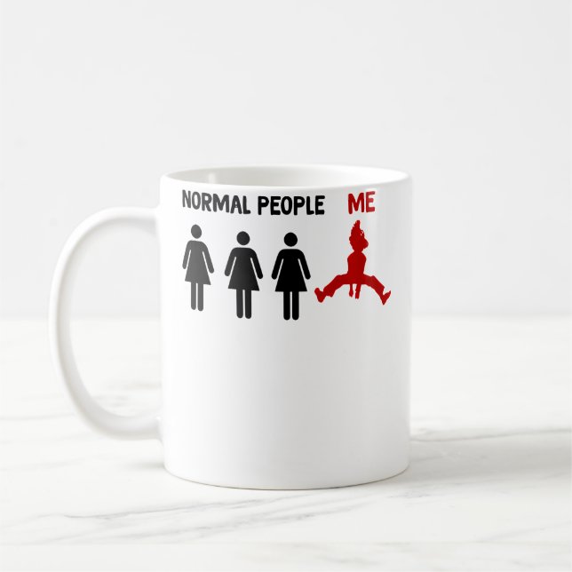 Mug Parc à thème drôle Personnes normales Moi Parc à t (Gauche)