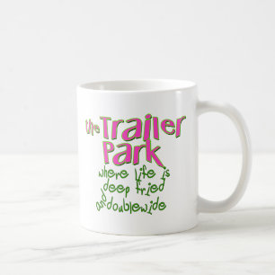 Mug Parc de remorque double large frite profonde