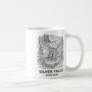 Mug Parc d'État de Silver Falls Oregon Camping Cascade