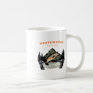 Mug Parc d'État de Whitewater Rétro Vintage Pêche