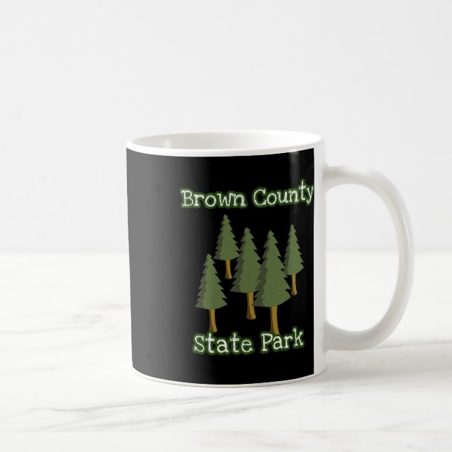 Mug Parc d'État du comté de Brown Indiana Forêt Bois C (Droite)