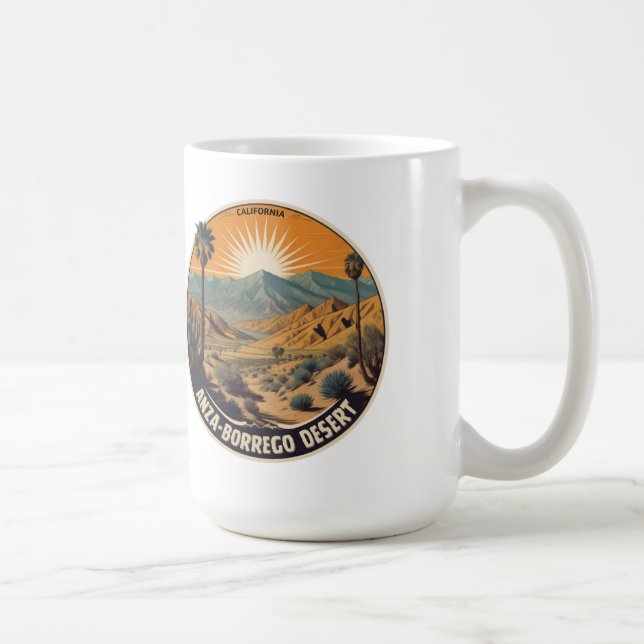 Mug Parc d'état du désert d'Anza-Borrego en Californie (Droite)