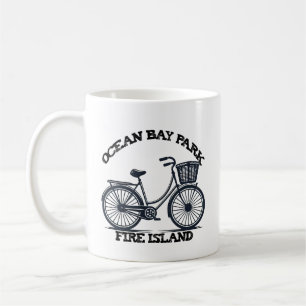 Mug PARC D'OCEAN BAY Fire Island vélo été plage maman
