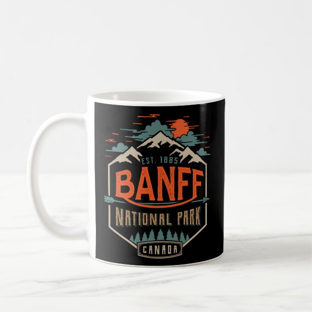 Mug Parc national Banff Alberta Canada Look (Gauche)