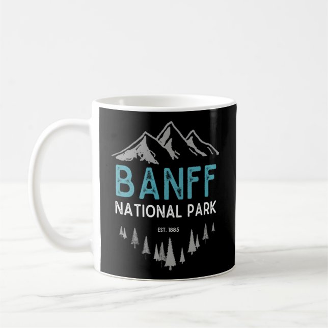 Mug Parc national Banff Est 1885 Canada (Gauche)