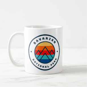 Mug Parc national bavarois Allemagne Montagne minimali
