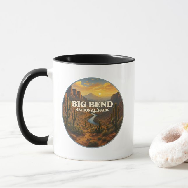 Mug Parc national Big Bend (Avec donut)
