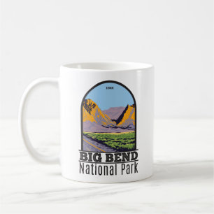 Mug Parc national Big Bend Chisos Montagnes Vintage