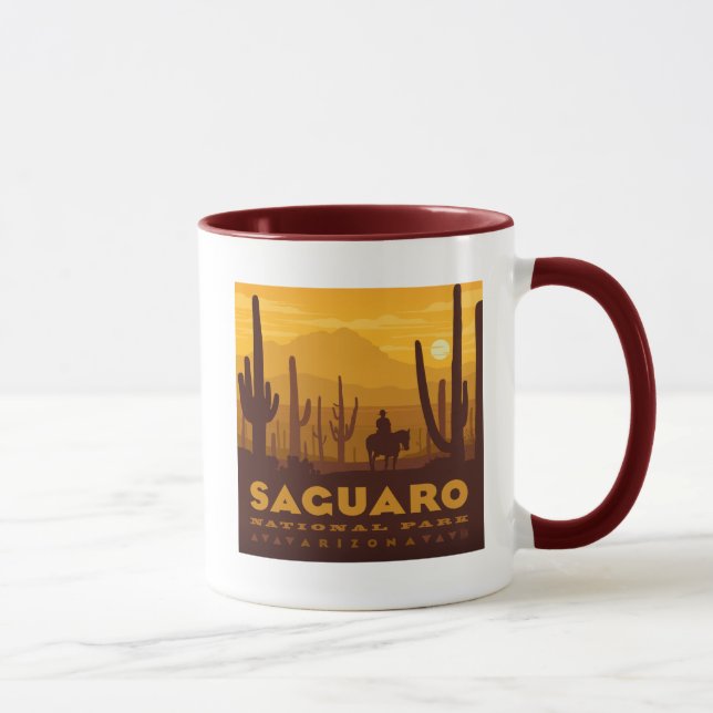 Mug Parc national Carré du Saguaro | Arizona (Droite)
