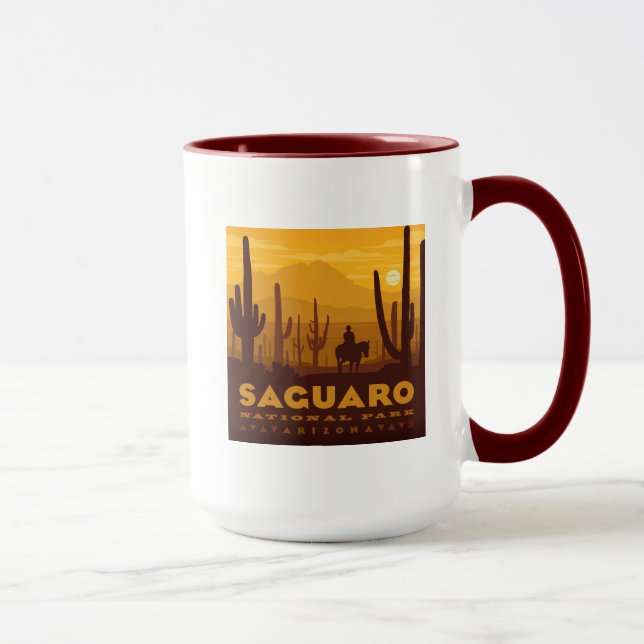 Mug Parc national Carré du Saguaro | Arizona (Droite)