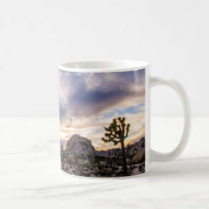 Mug Parc national d'arbre de Joshua au coucher du