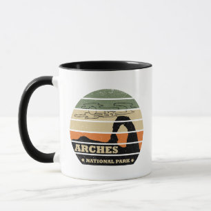 Mug Parc national de Arches vintage - Moab - Utah