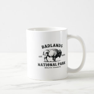 Mug Parc national de Badlands Dakota du Sud Bison d'Am