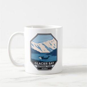 Mug Parc national de Glacier Bay Alaska Orca Art Vinta