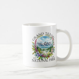 Mug Parc national de Grand Teton Floral Randonnée Camp