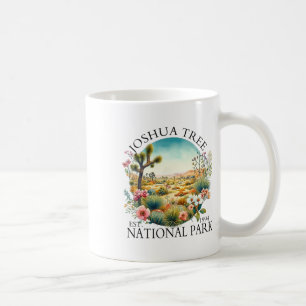 Mug Parc national de Joshua Tree floral randonnée camp