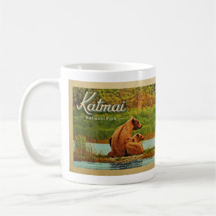 Mug Parc national de Katmai Bears Vintage