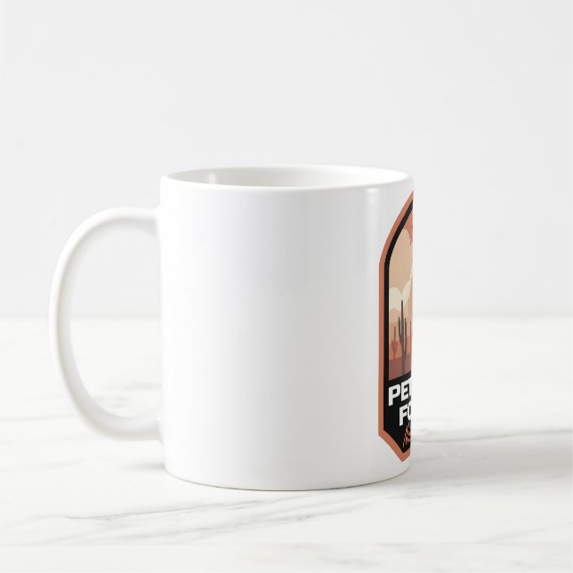 Mug Parc national de la Forêt pétrifiée Désert Cowboy (Gauche)