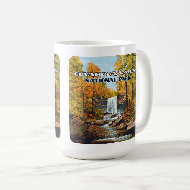 Mug Parc national de la vallée de Cuyahoga Ohio Clevel (Devant droit)