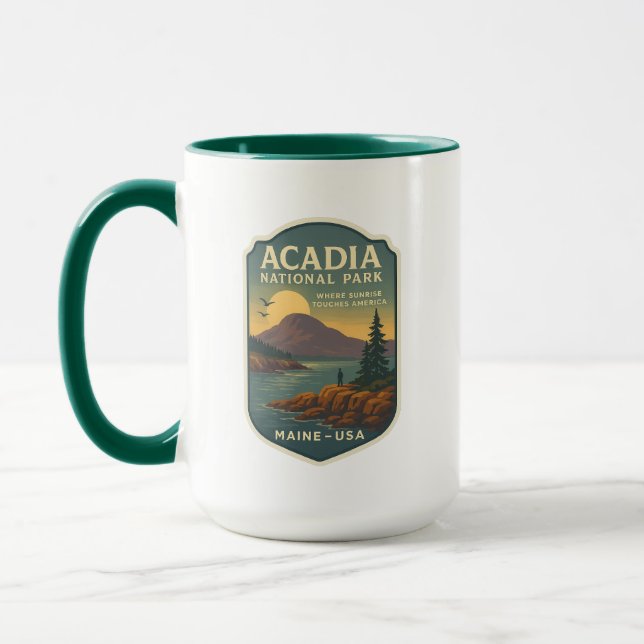 Mug Parc national de l'Acadie Boug de voyage (Gauche)