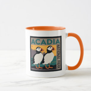 Mug Parc national de l'Acadie, Maine   Puffins