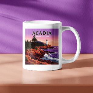Mug Parc national de l'Acadie vintage