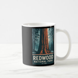 Mug Parc national de Redwood Vintage Hommes de camping