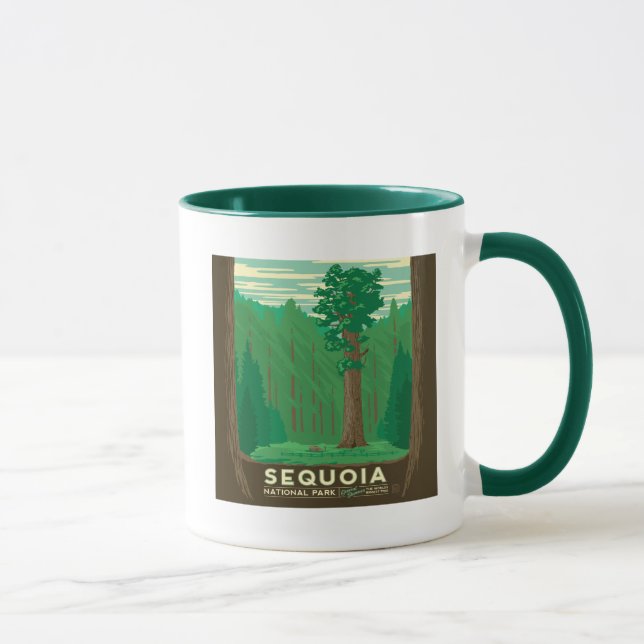 Mug Parc national de Sequoia (Droite)