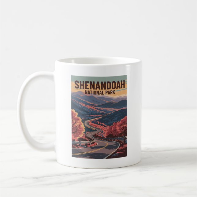 Mug Parc national de Shenandoah Virginia Wilderness Ar (Gauche)