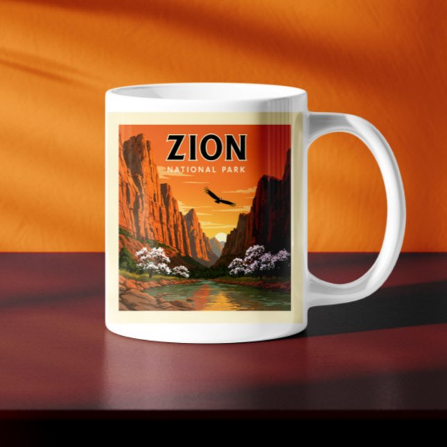 Mug Parc national de vintage Sion (Créateur téléchargé)