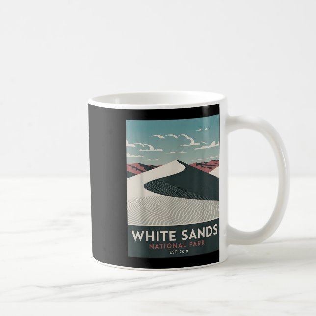 Mug Parc national de White Sands Camping randonnée vin (Droite)