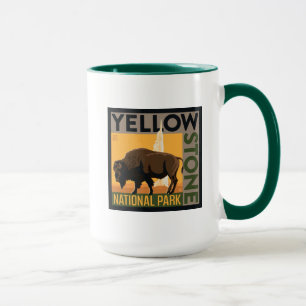 Mug Parc national de Yellowstone Buffalo