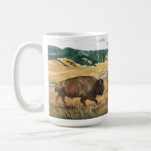Mug Parc national de Yellowstone de bison de vallée de