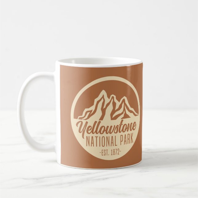 Mug Parc national de Yellowstone Randonnée Camping (Gauche)