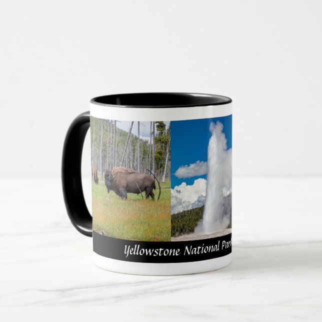 Mug Parc national de Yellowstone, Wyoming - Concepteur (Devant gauche)