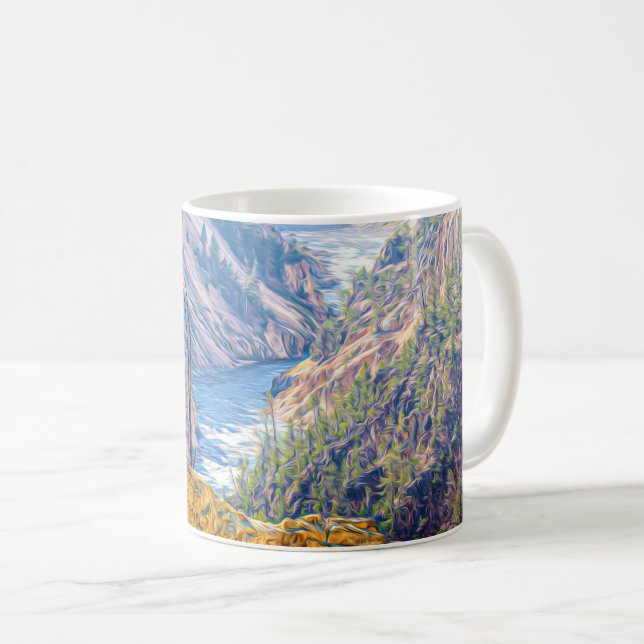 MUG PARC NATIONAL DE YELLOWSTONE, WYOMING, MONTANA, ID (Devant droit)