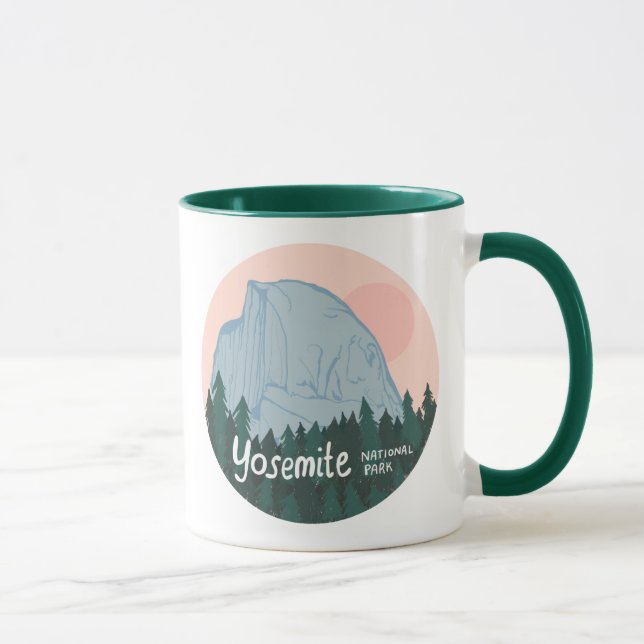 Mug Parc national de Yosemite Demi-Dôme Randonnée Camp (Droite)