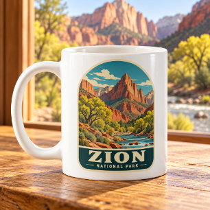 Mug Parc national de Zion Vintage Canyon