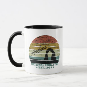 Mug Parc national des Arches Utah vintage Arche délica