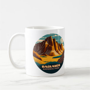 Mug Parc national des Badlands Rétro