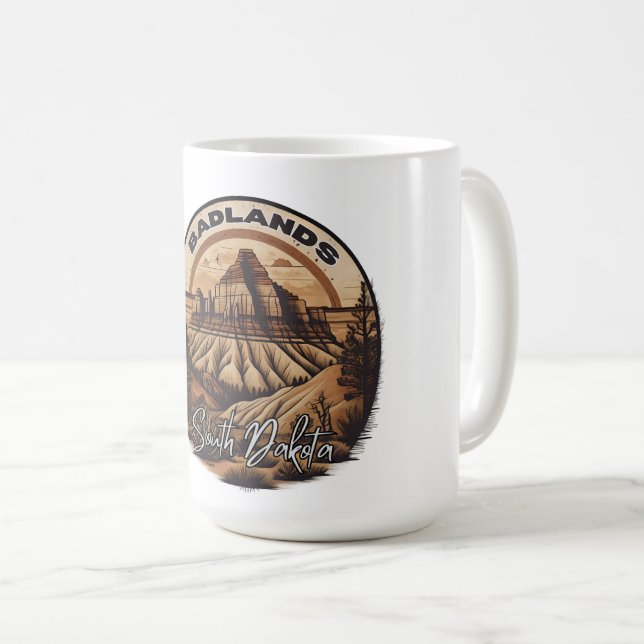 Mug Parc national des Badlands Route du dakota du Sud (Devant droit)